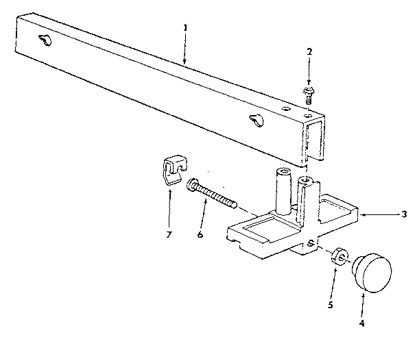 Craftsman 113221620 rip fence assembly 62937 diagram