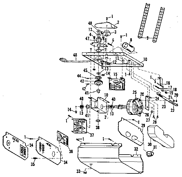 Craftsman 139664400 chassis assembly diagram