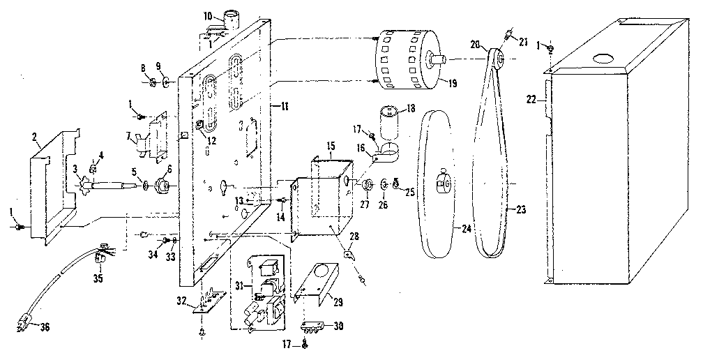 Craftsman 139650700 functional replacement parts diagram