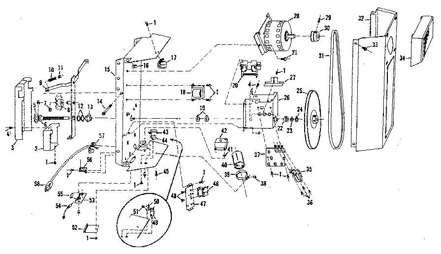 Craftsman 139655300 chassis assembly diagram