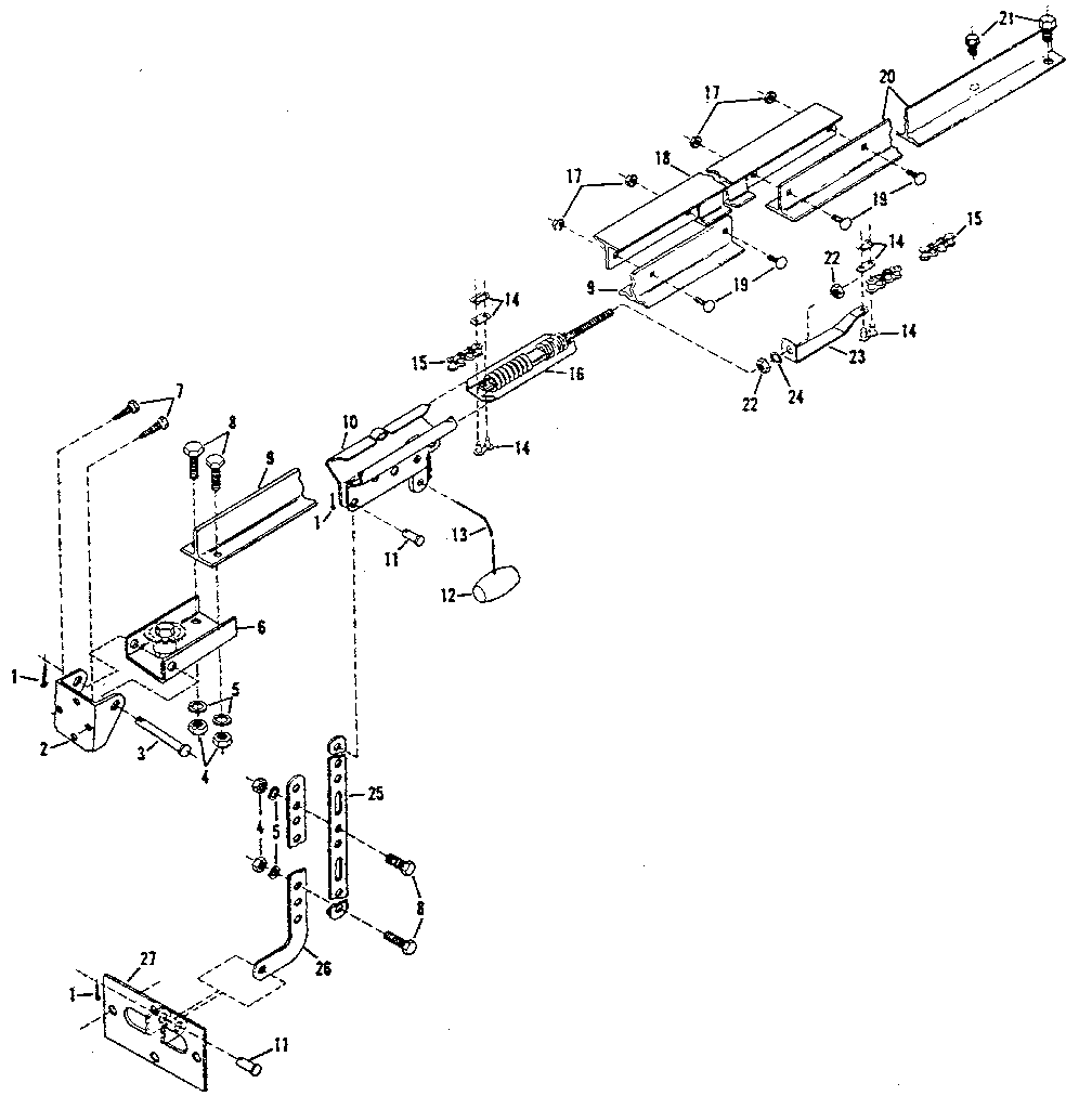 Craftsman 139658400 rail assembly diagram