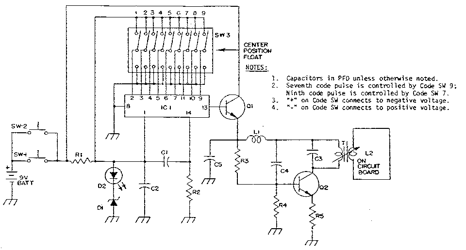 Craftsman 139658400 transmitter diagram