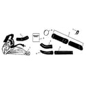 Craftsman 358797960 vacuum tube/blower tube ass'y. diagram