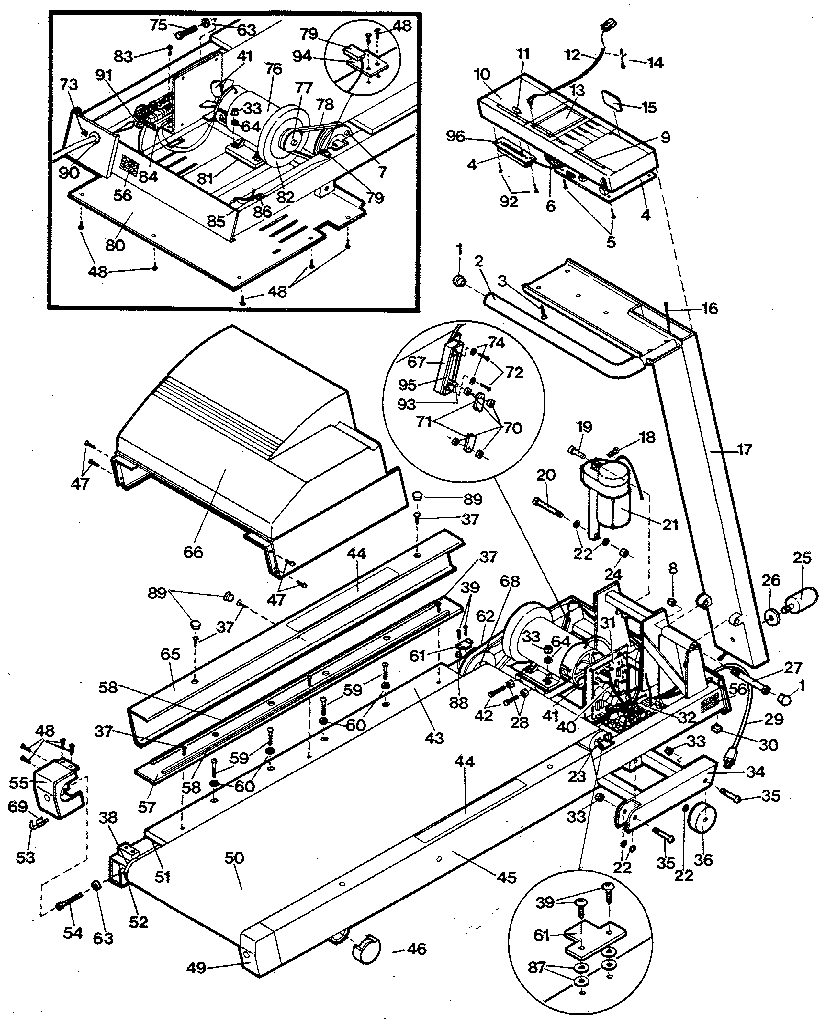 Proform 831296540 unit parts diagram