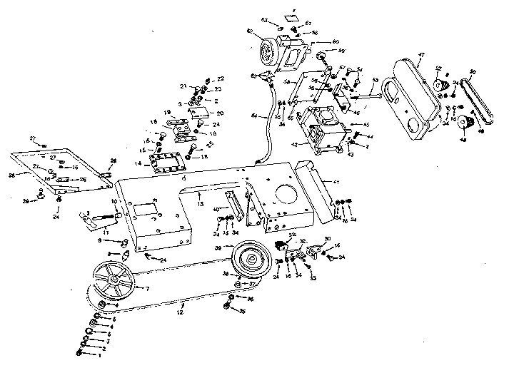 Craftsman 35121403 blade drive diagram