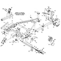 Sears 371619670 tongue roller and bracket assembly diagram