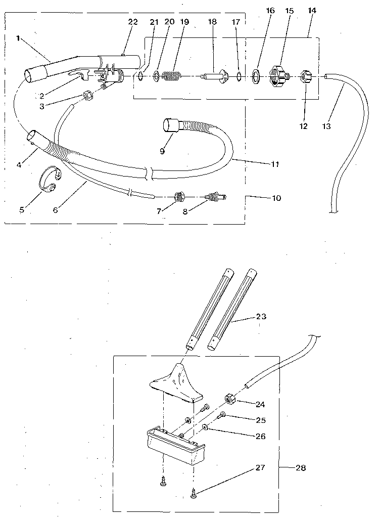 Kenmore 1758539180 hose assembly diagram