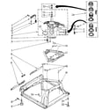 Kenmore 11082993310 machine base diagram