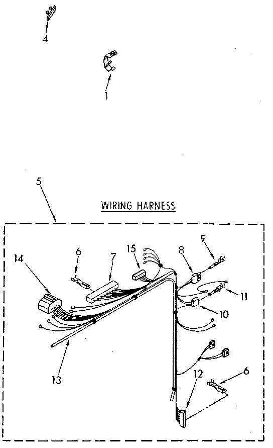 Kenmore 11082979700 wiring harness diagram