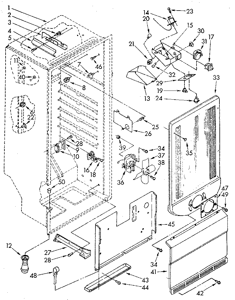 Kenmore 1069205580 liner diagram