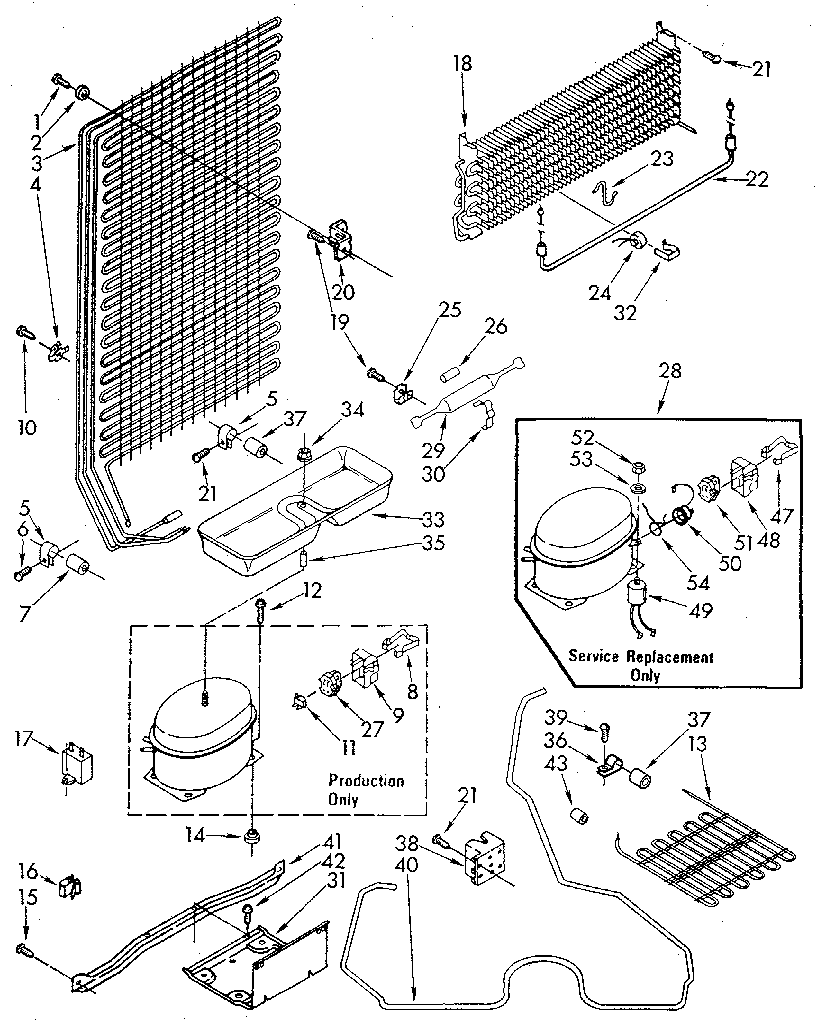 Kenmore 1069205580 unit diagram