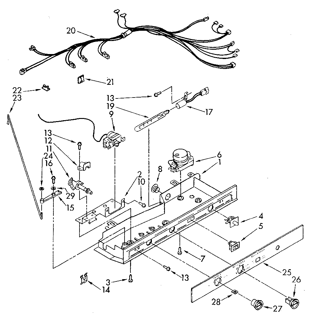 Kenmore 1069510410 control diagram