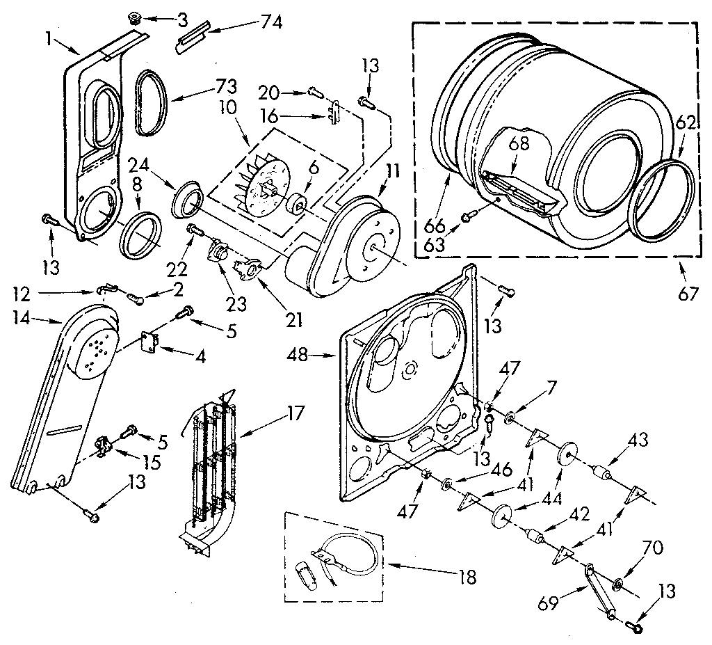 Kenmore 11086950800 bulkhead diagram