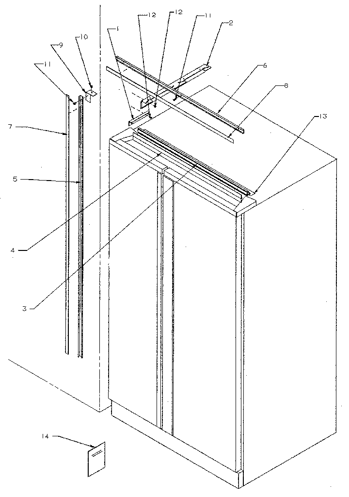 Kenmore 5969500910 b17 trim kit diagram