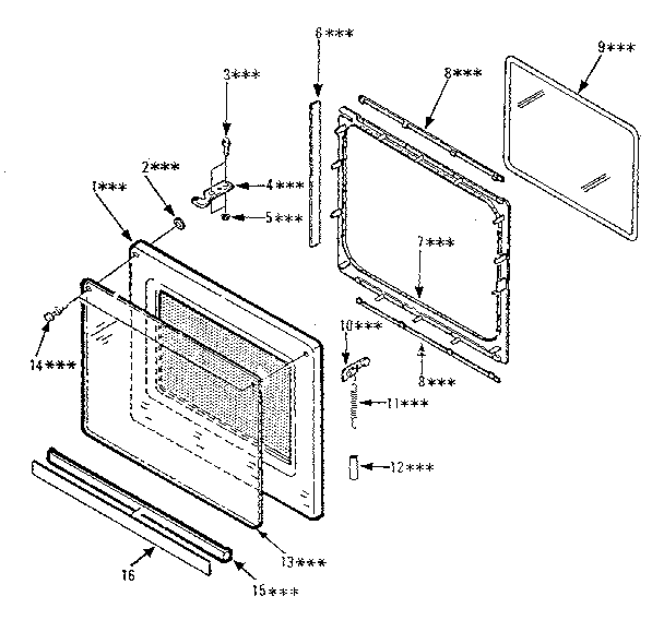 Kenmore 5678841880 door diagram