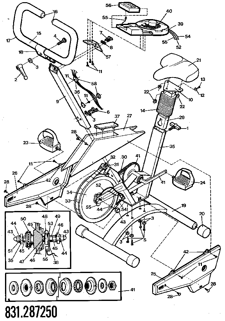 Lifestyler 831287250 unit parts diagram