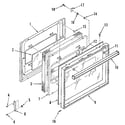 Kenmore 9113018892 oven door diagram