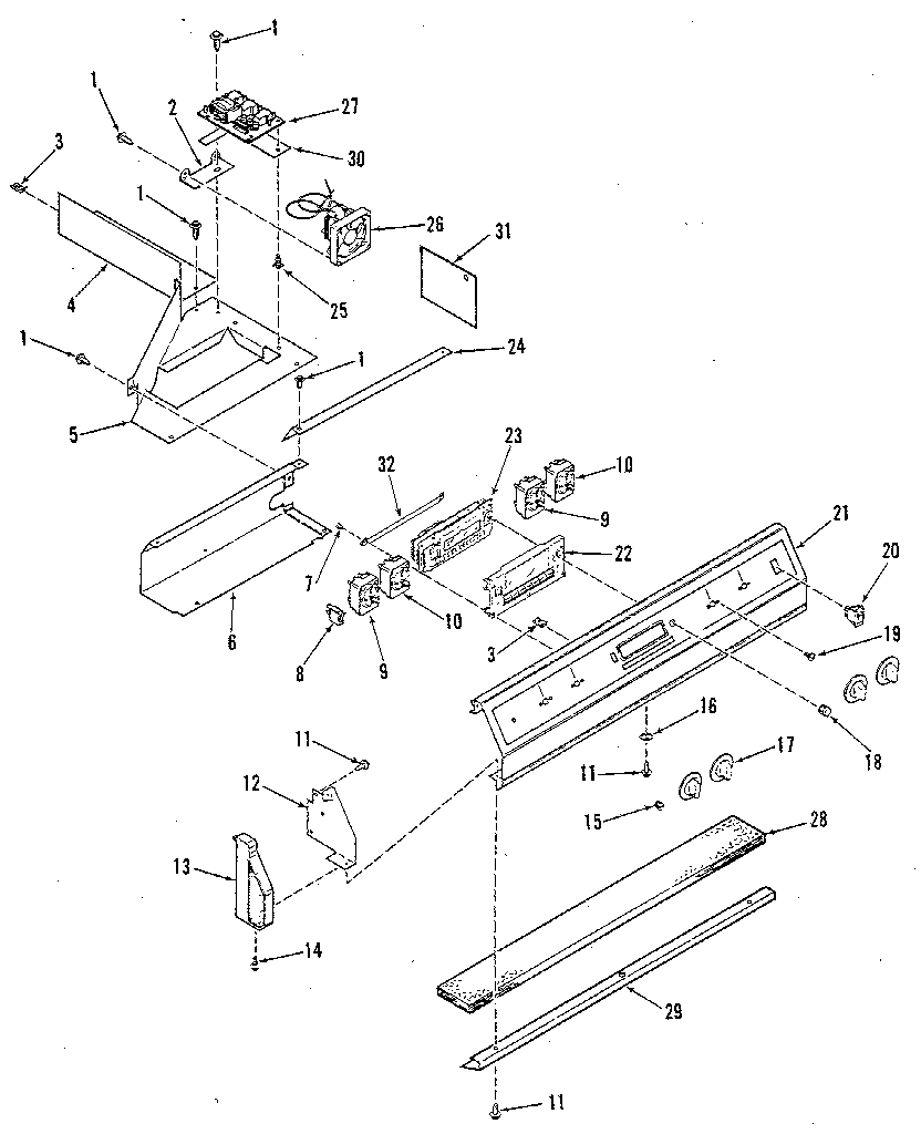 Kenmore 9114558818 control diagram