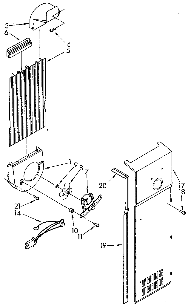 Kenmore 1069510482 air flow diagram