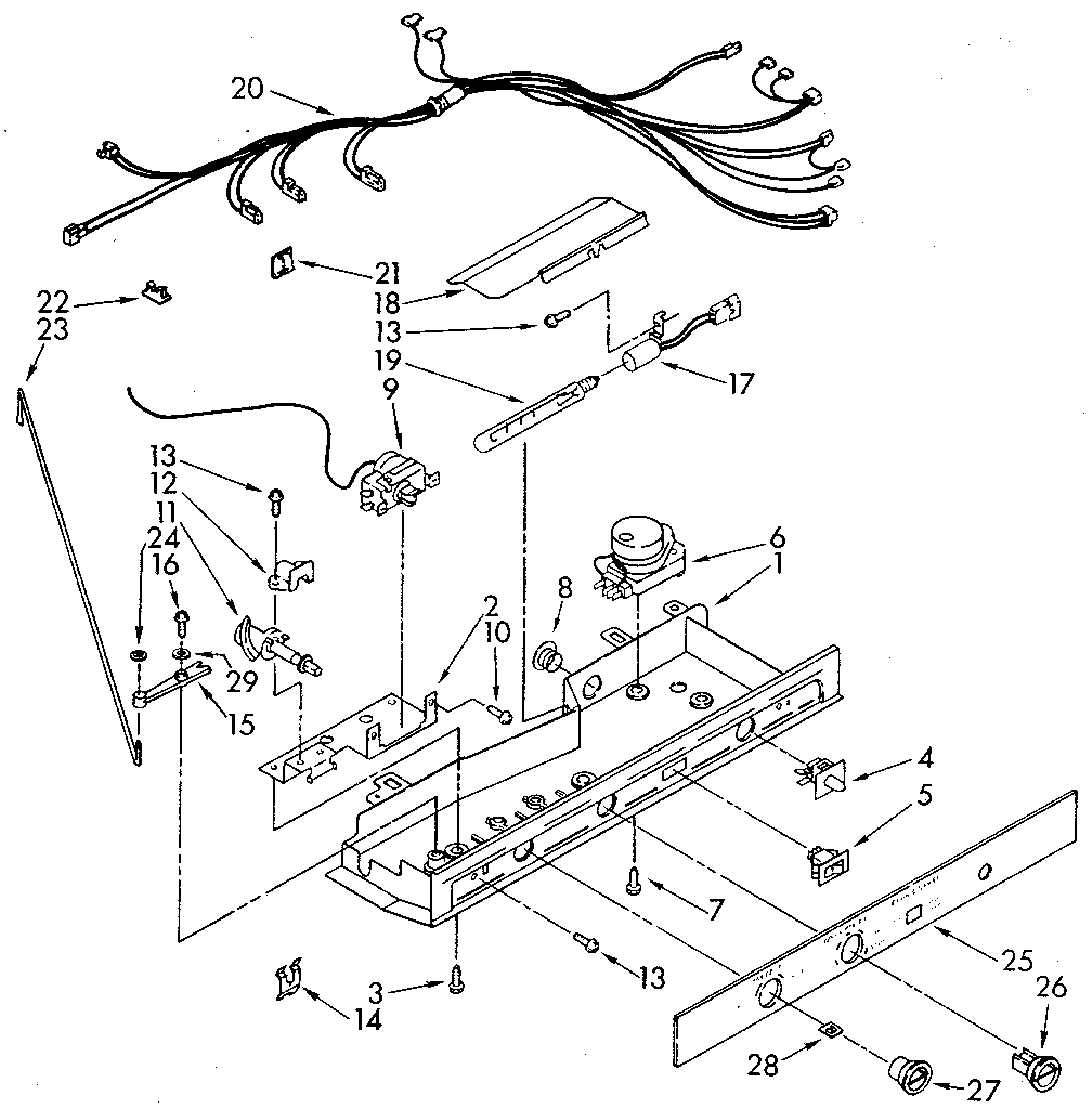 Kenmore 1069510482 control diagram