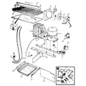 GE TBXS19PLB unit compartment & system diagram