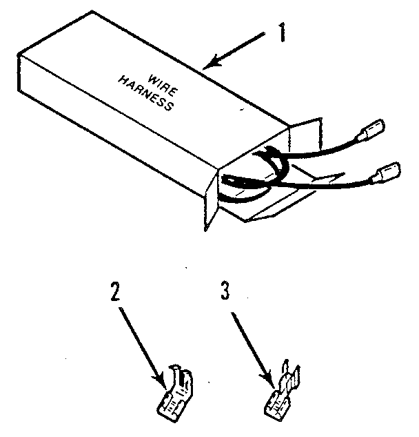 Kenmore 9113138818 wire harnesses and components diagram