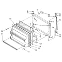 Whirlpool ET18GKXSW0B freezer door diagram