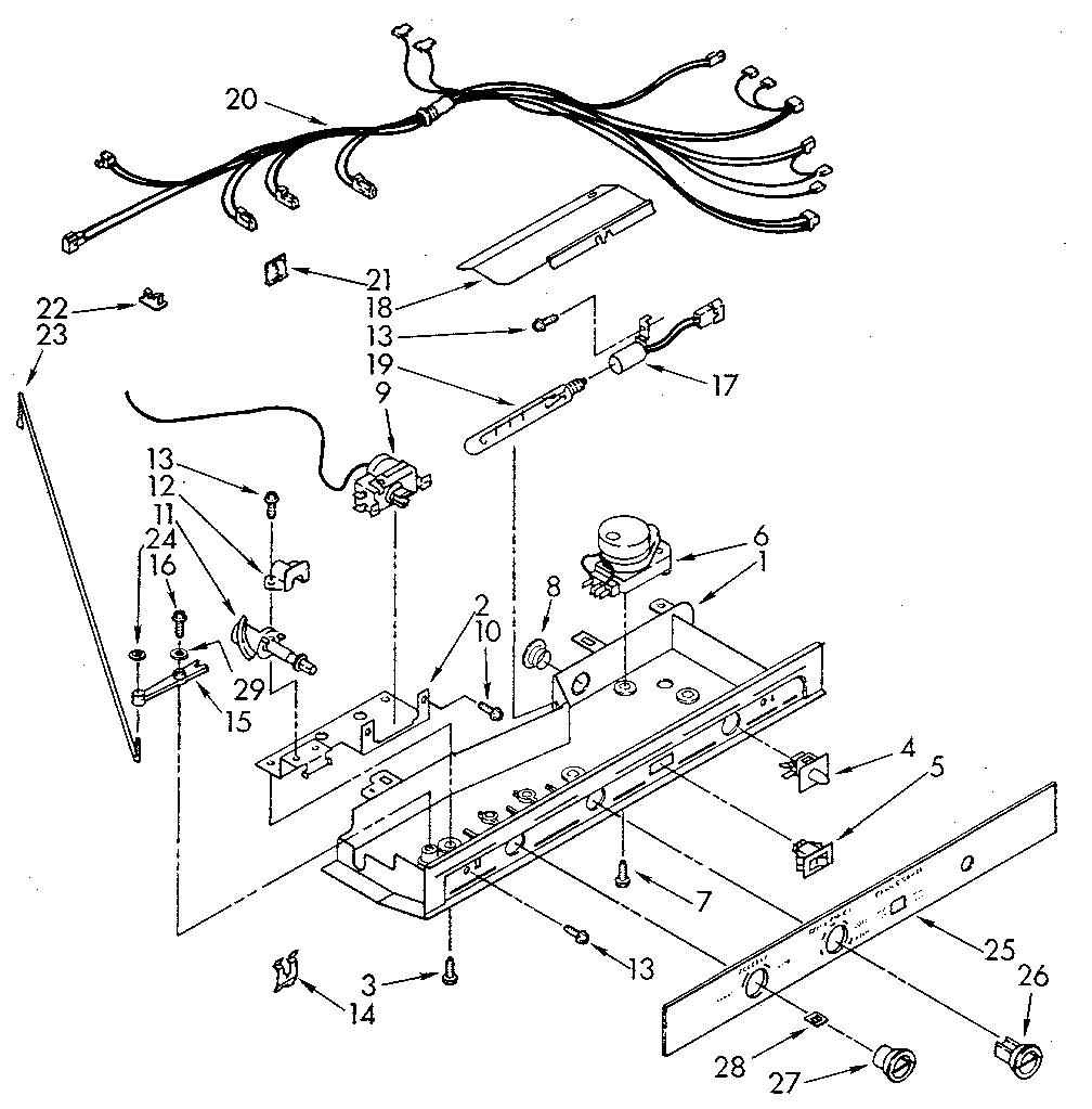 Whirlpool ED20AKXSW03 control diagram