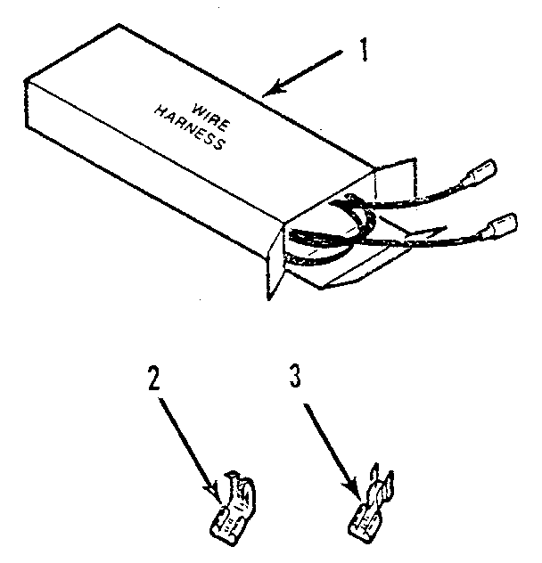 Kenmore 9114238896 wire harness and components diagram