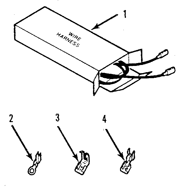 Kenmore 9113548813 wire harnesses and options diagram