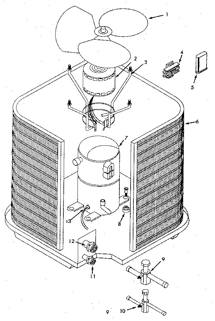 Sears 867800511 functional replacement parts diagram