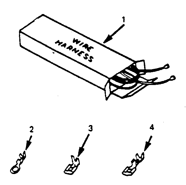 Kenmore 9119348811 wire harnesses and components diagram