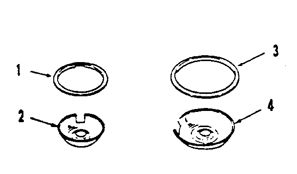Kenmore 9119348811 optional porcelain pan and chrome ring kit 8068410 diagram