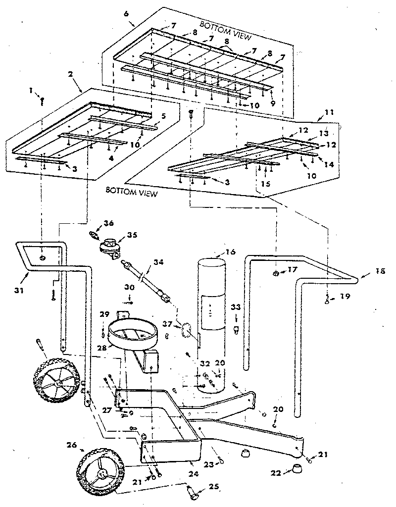 Craftsman 2582357930 cart diagram