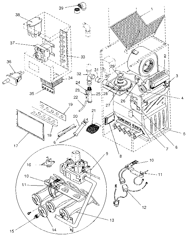 Kenmore 867769513 functional diagram