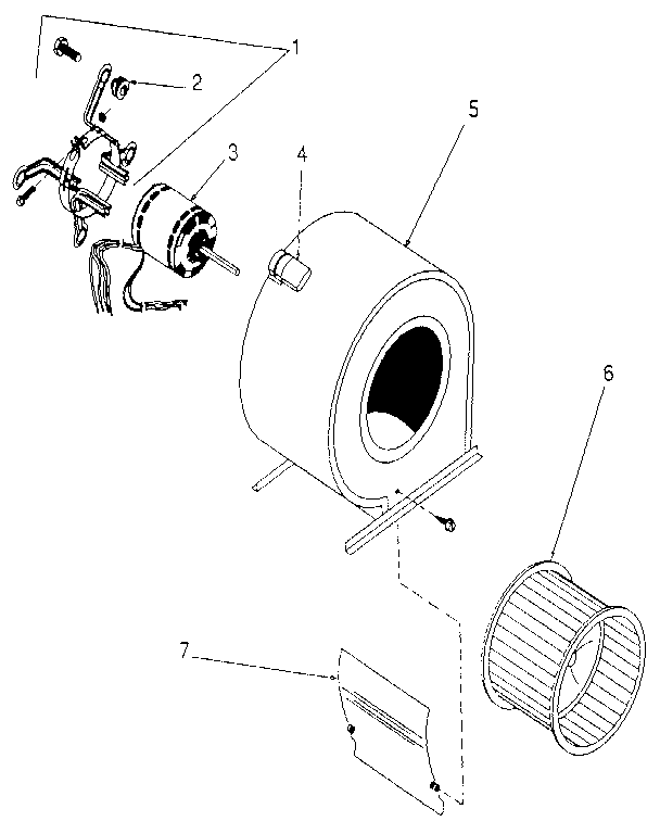 Kenmore 867769513 blower diagram