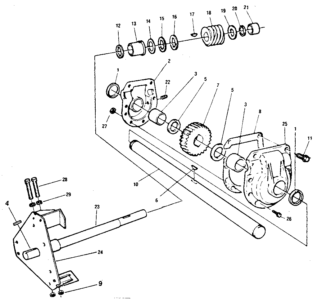 Craftsman 536885020 gear box diagram