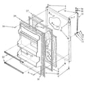 Whirlpool ET18JKXSW09 refrigerator door diagram