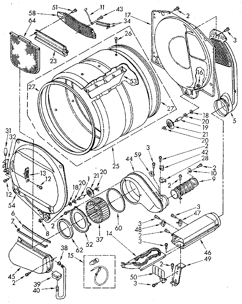 Kenmore 11086983310 bulkhead diagram