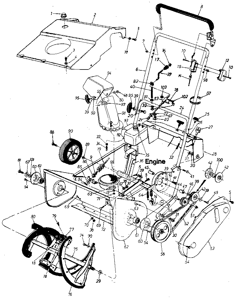 Craftsman 247884311 replacement parts diagram