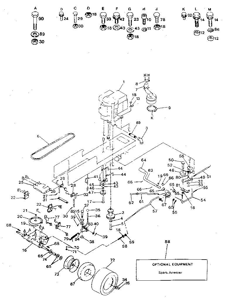 Craftsman 917254631 drive diagram