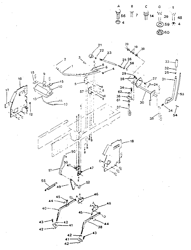 Craftsman 917254631 lift adjustment diagram