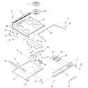 Kenmore 9113658814 main top section diagram