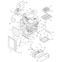 Kenmore 9113658814 oven body section diagram