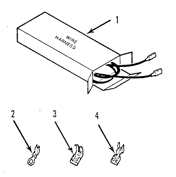 Kenmore 9113638811 wire harness and components diagram
