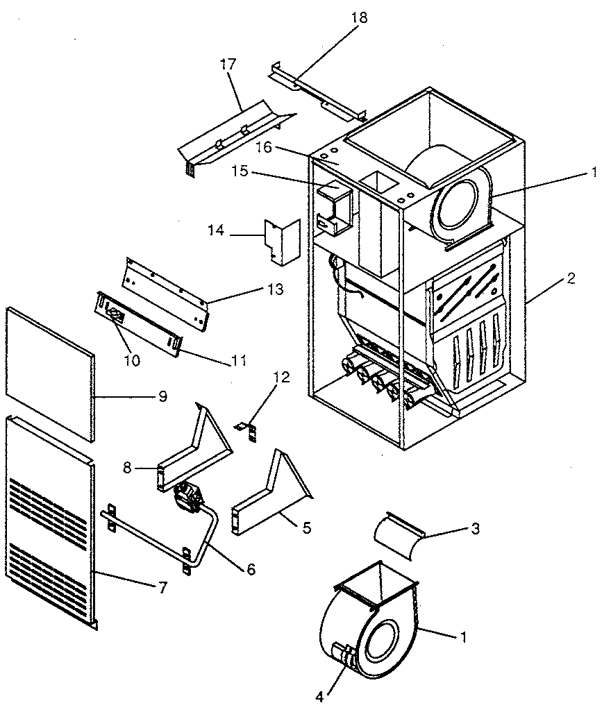 ICP NDGE125PH01 non-functional diagram