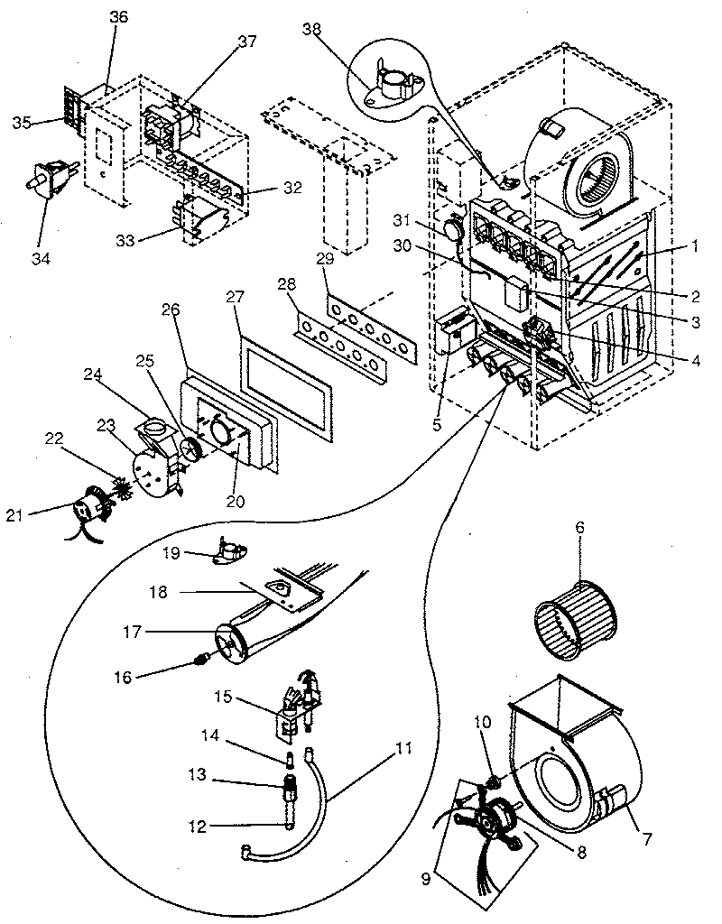 ICP NDGE125PH01 functional diagram