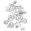 Power Wheels 86450 replacement parts diagram