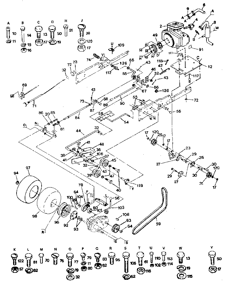 Craftsman 917255918 ground drive diagram