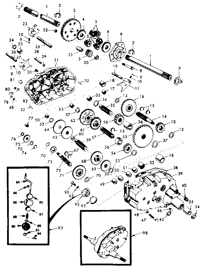 Craftsman 917255918 transaxle diagram